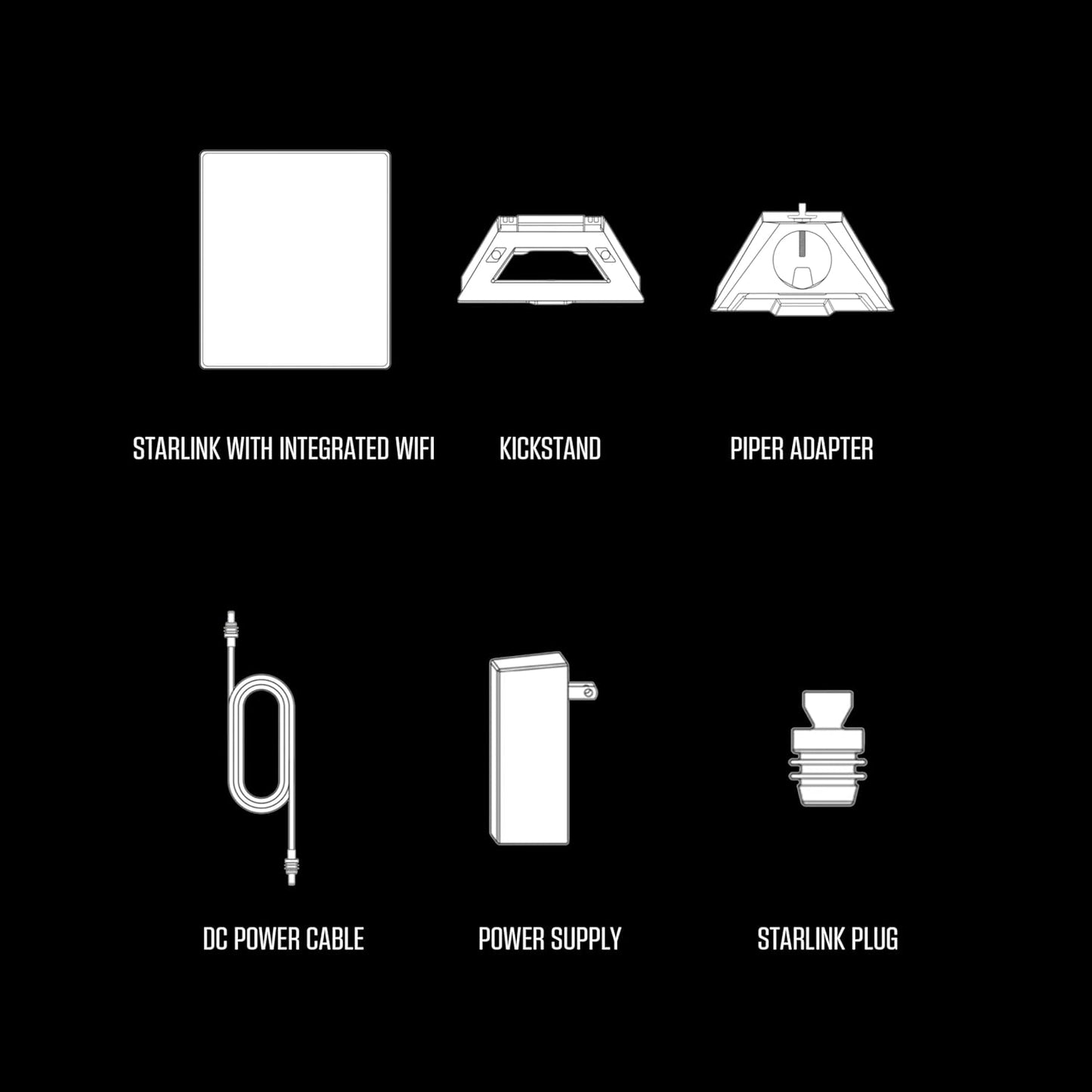 Starlink Kit de Internet Satelital Mini - Blanco