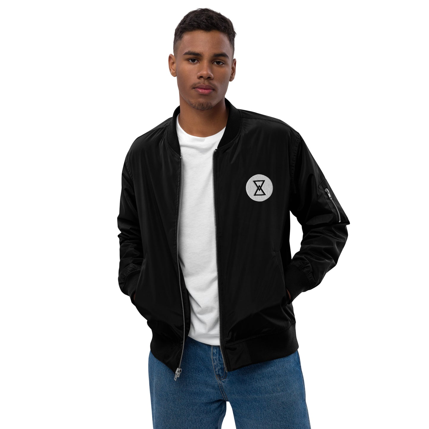 Chamarra bomber reciclada premium