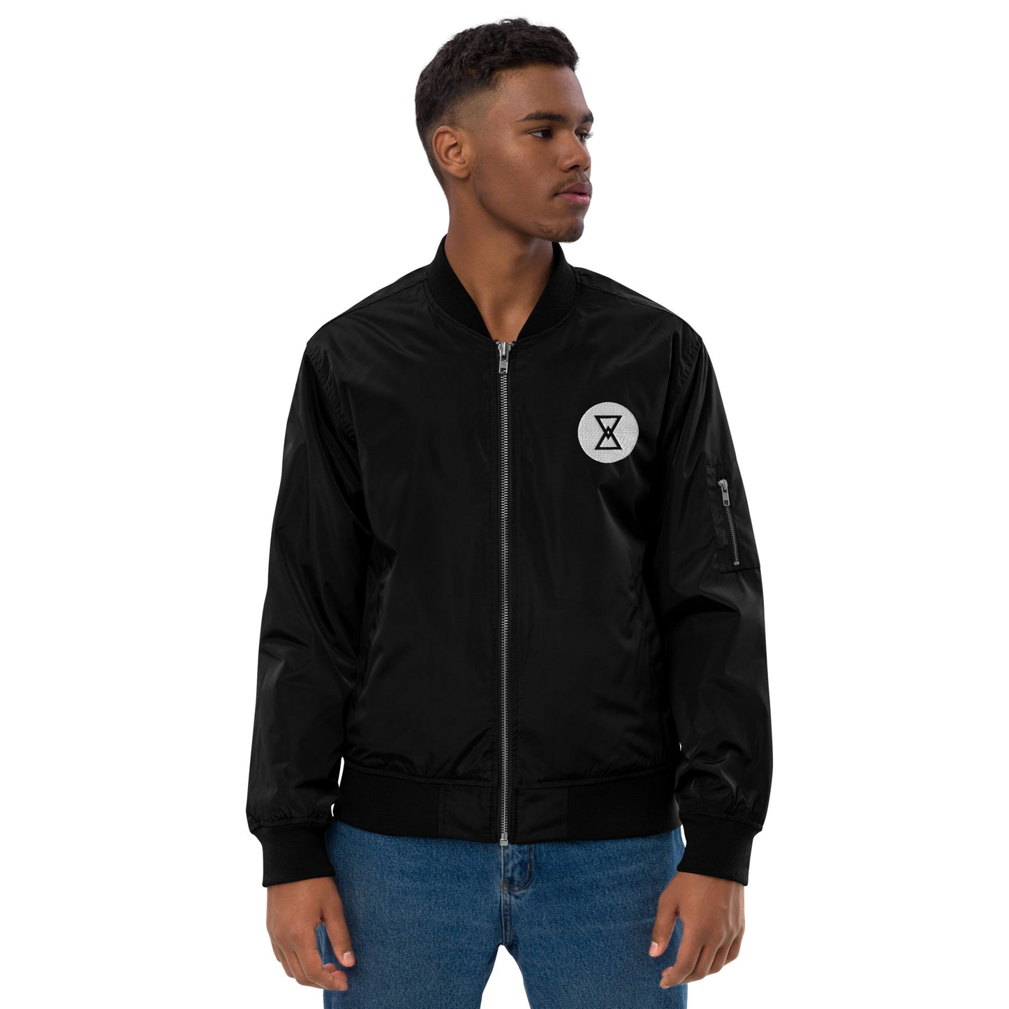 Chamarra bomber reciclada premium