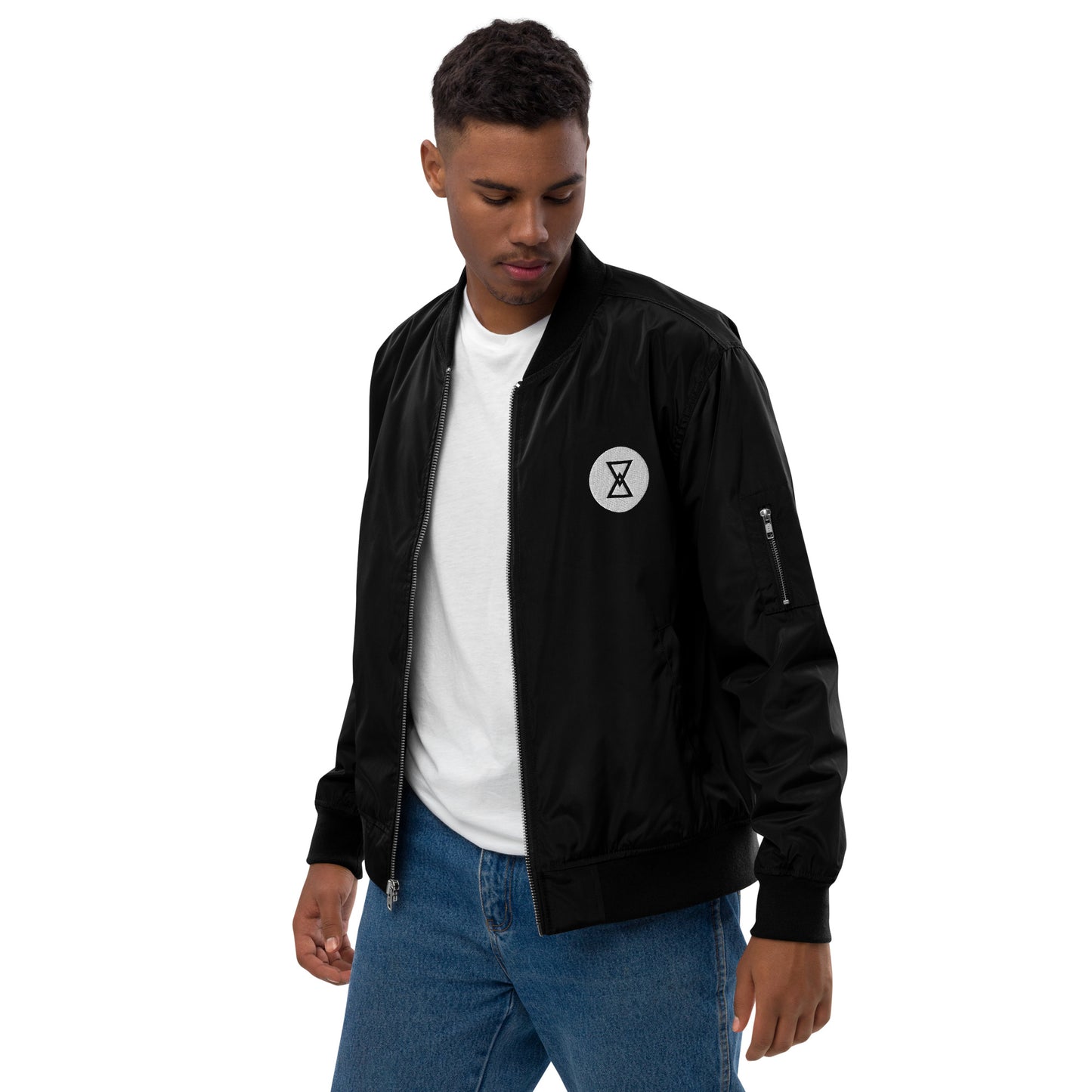 Chamarra bomber reciclada premium